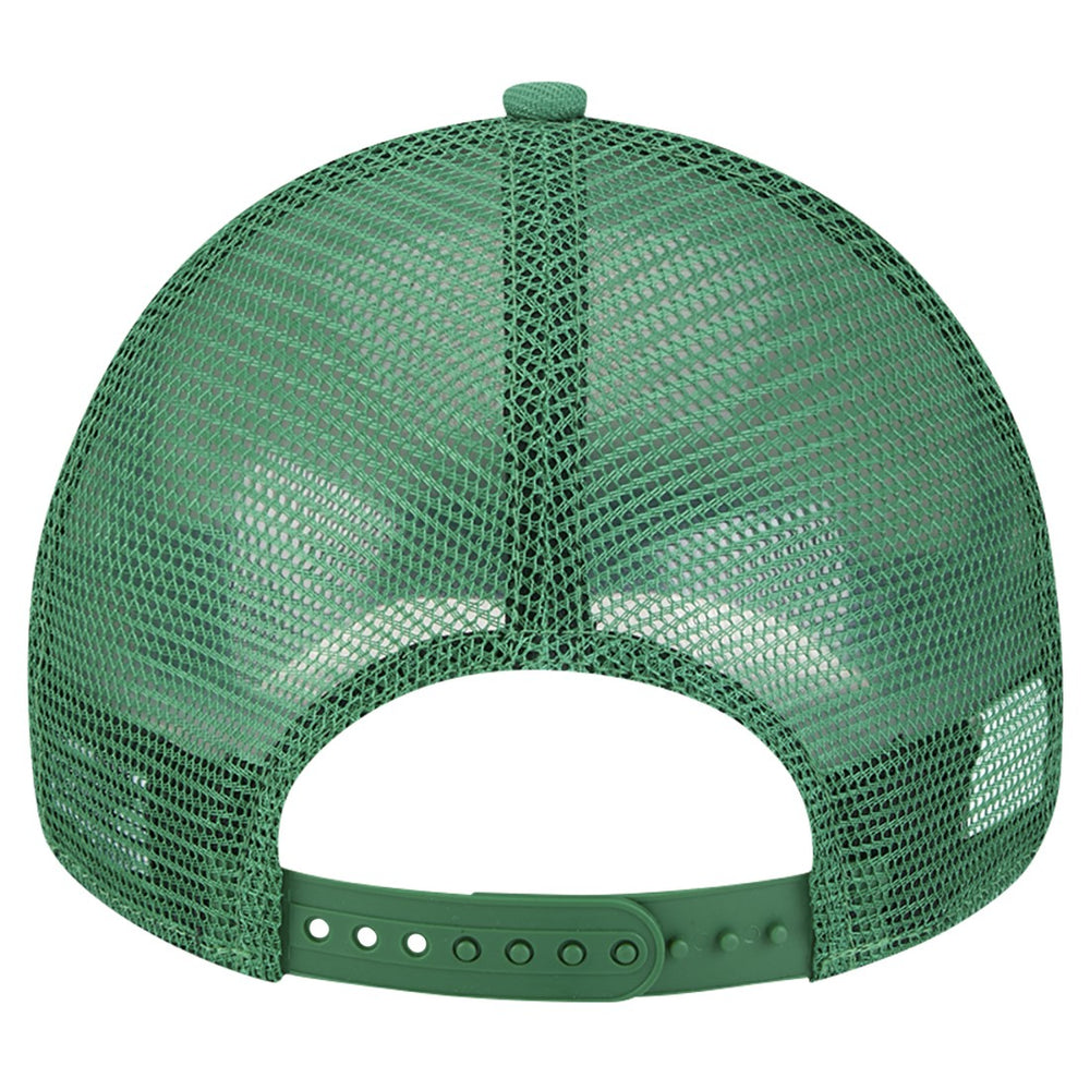 New York Jets New Era 9FORTY A-Frame Trucker Adjustable Hat Green