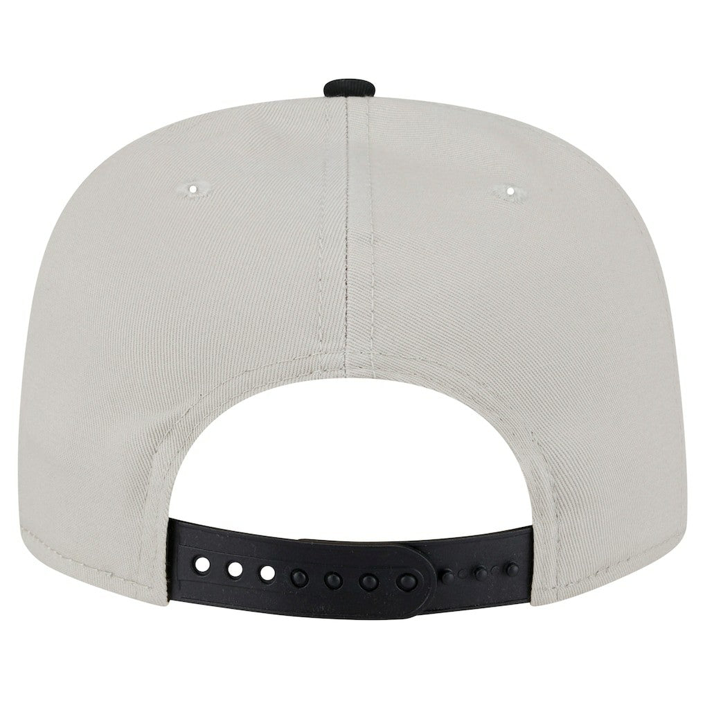 Las Vegas Raiders New Era Athletic Golfer Snapback Hat Stone/Black