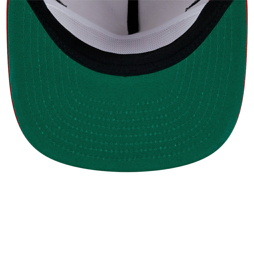 Kansas City Chiefs New Era Athletic Golfer Snapback Hat Stone/Red