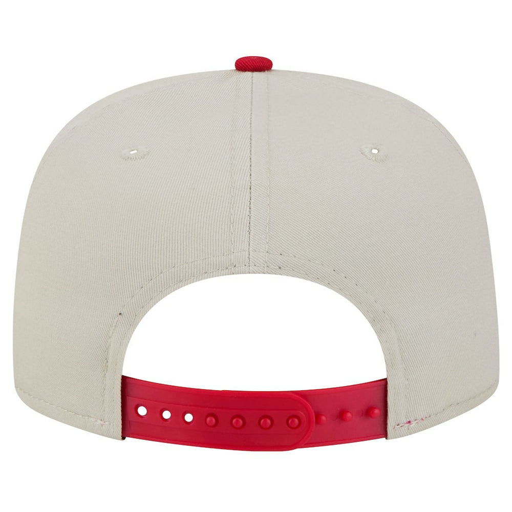 Arizona Cardinals New Era Athletic Golfer Snapback Hat Stone/Cardinal