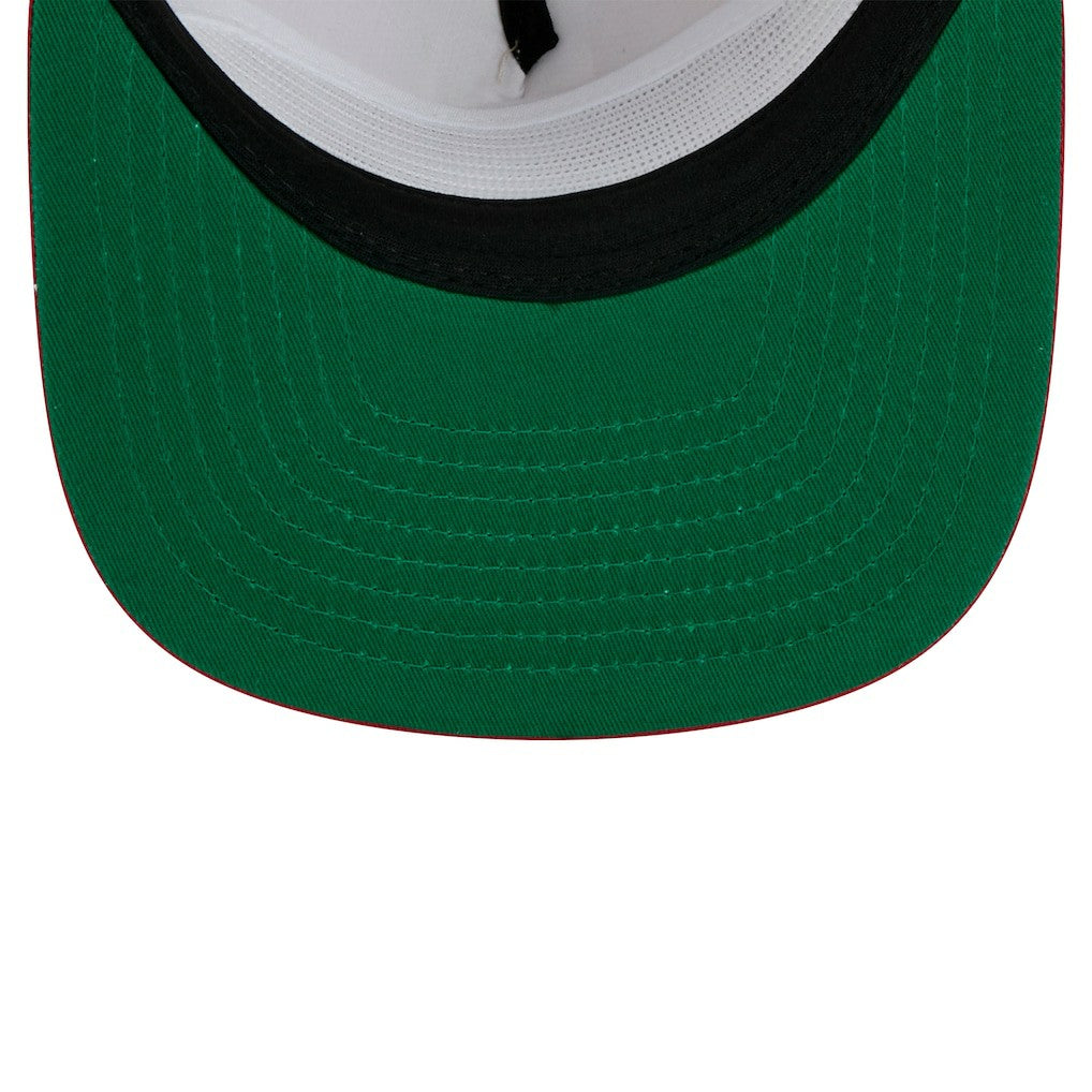Arizona Cardinals New Era Athletic Golfer Snapback Hat Stone/Cardinal
