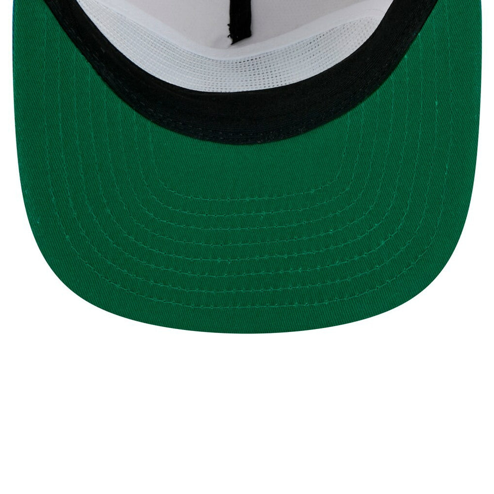 Jacksonville Jaguars New Era Athletic Golfer Snapback Hat Stone/Teal
