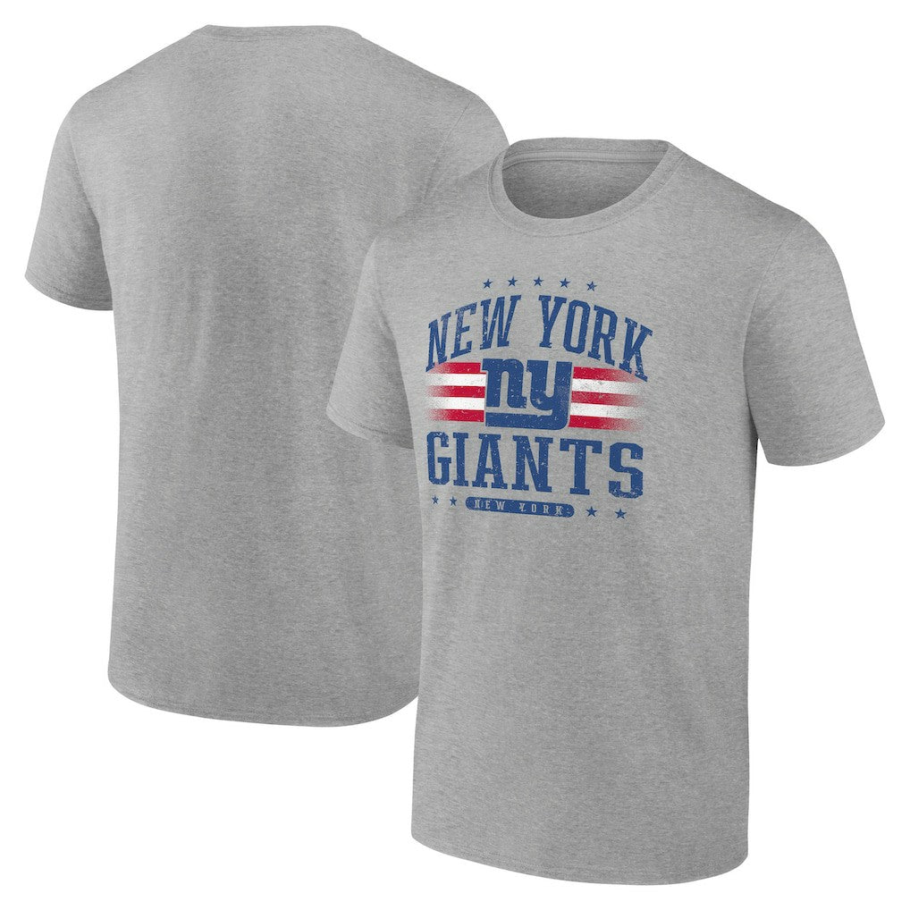 New York Giants Americana Team T-Shirt Heather Gray