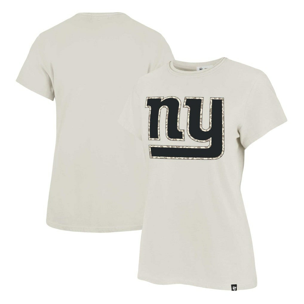 New York Giants '47 Women's Panthera Frankie T-Shirt Cream