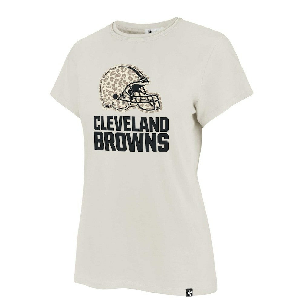 47 brand Cleveland Browns '47 Women's Panthera Frankie T-Shirt Cream