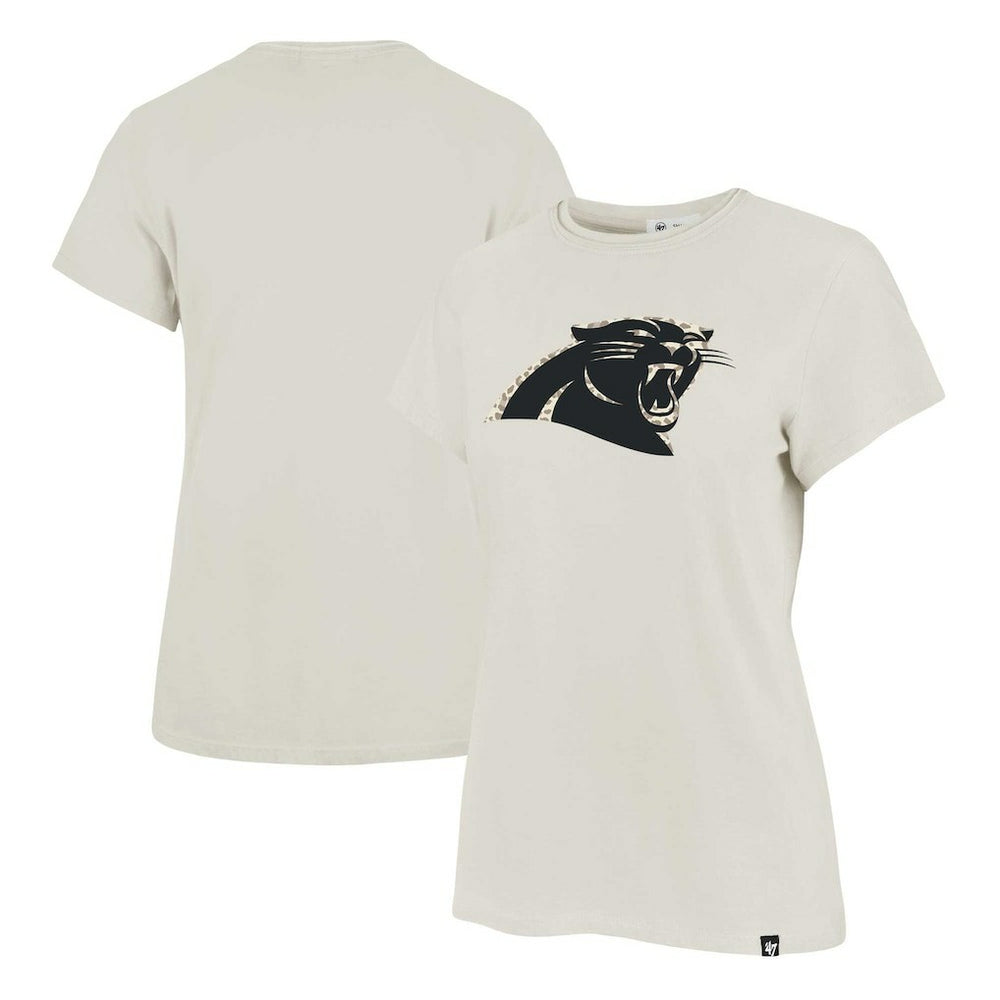47 brand Carolina Panthers '47 Women's Panthera Frankie T-Shirt Cream