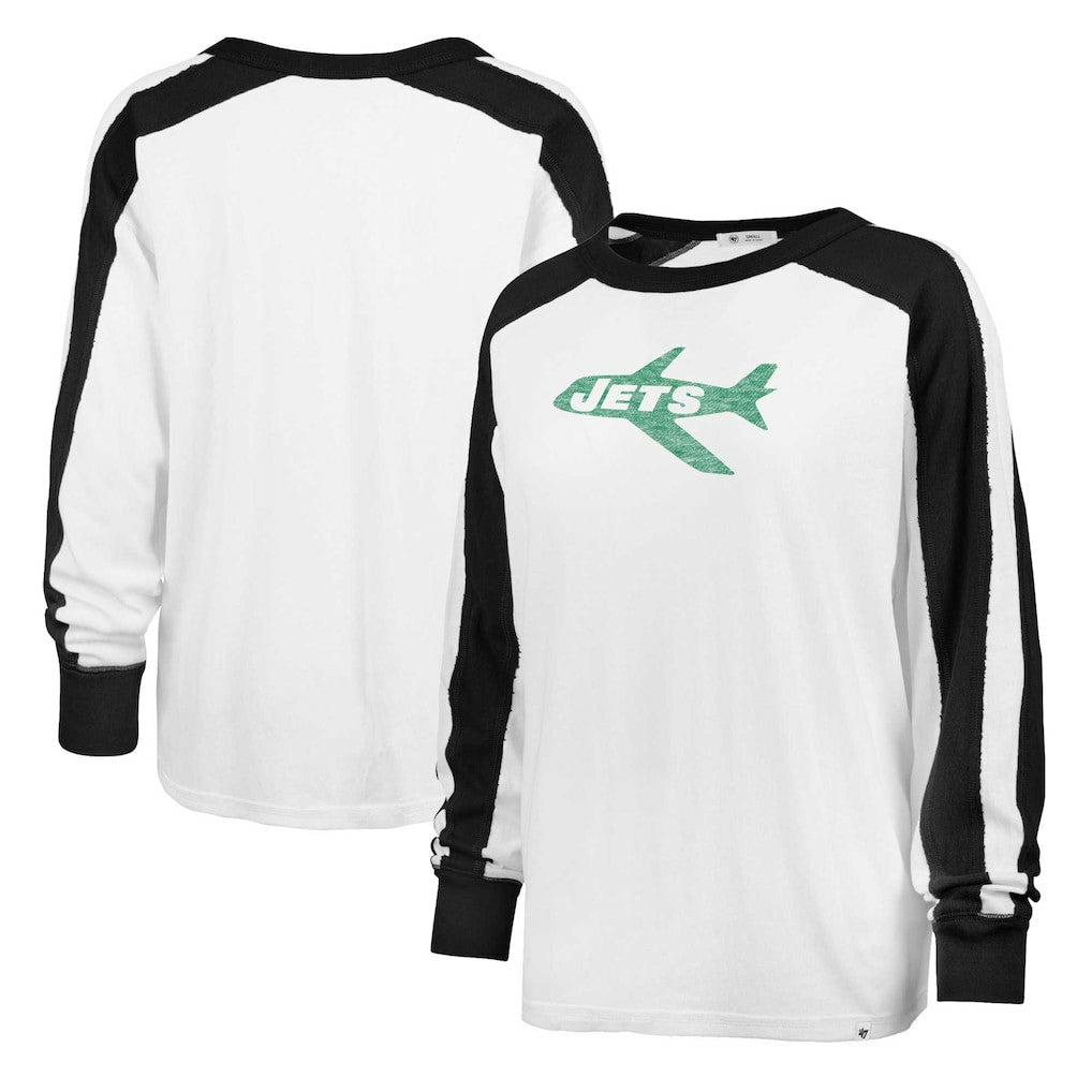 47 brand New York Jets '47 Women's Premier Caribou Long Sleeve T-Shirt White