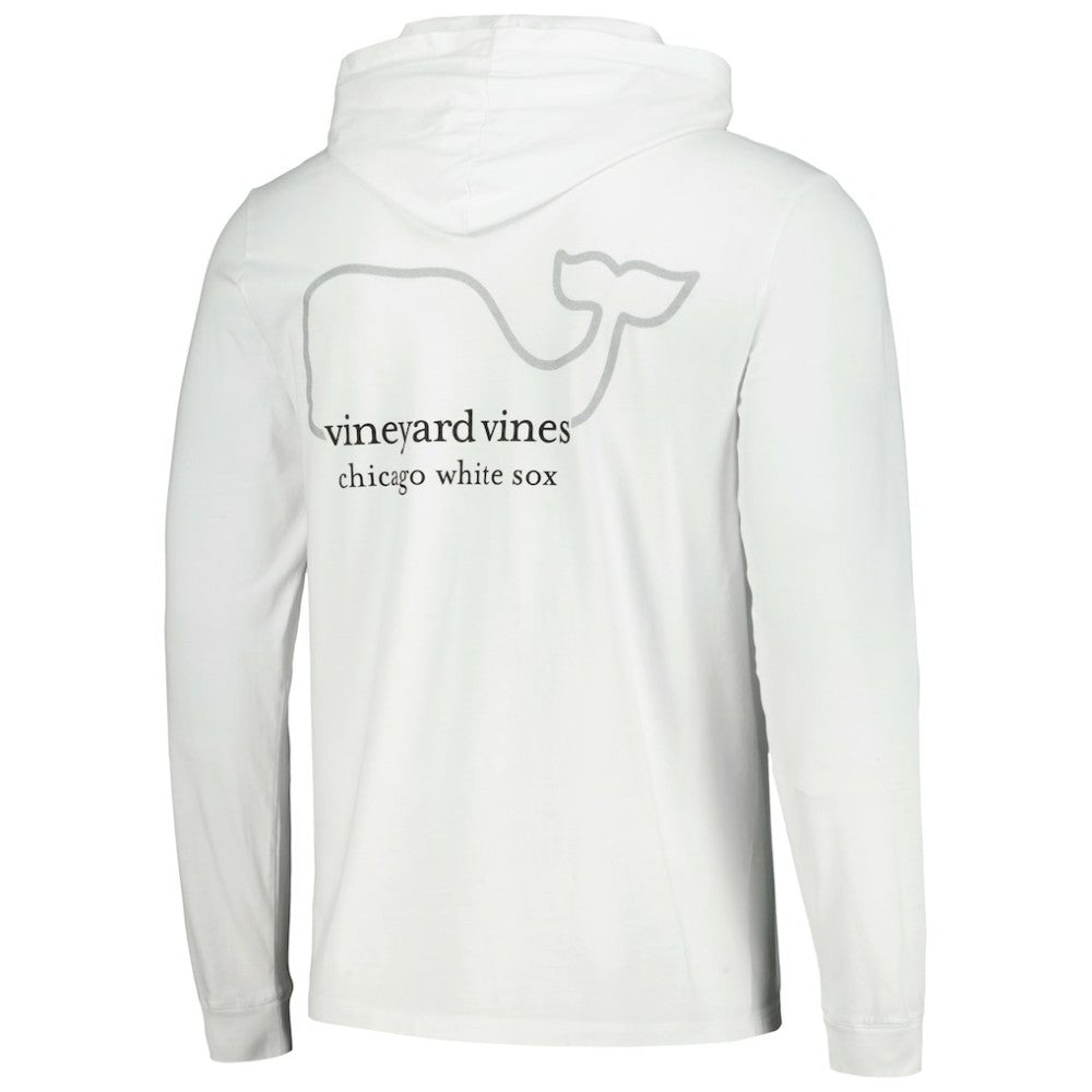 Chicago White Sox Vineyard Vines Long Sleeve Hoodie T-Shirt - White - MLB Sale