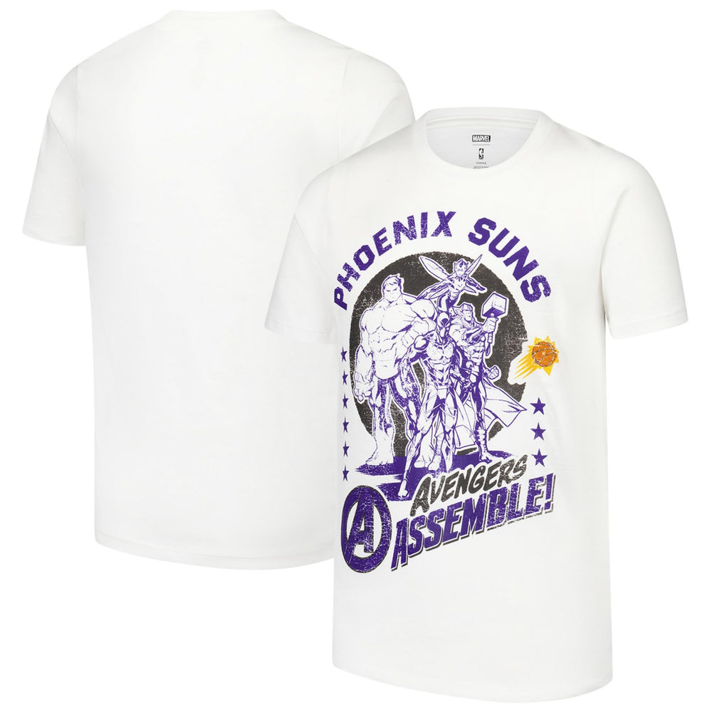 Phoenix Suns Youth NBA x Marvel Avengers Squad T-Shirt White