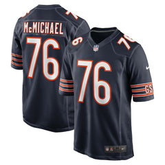 Nike Steve McMichael Chicago Bears Retired Player Game Jersey Navy