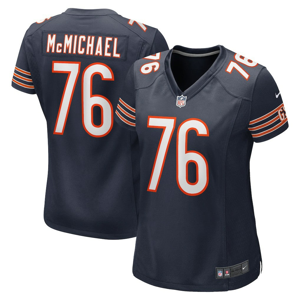 Nike Steve McMichael Chicago Bears Women's Retired Player Game Jersey Navy