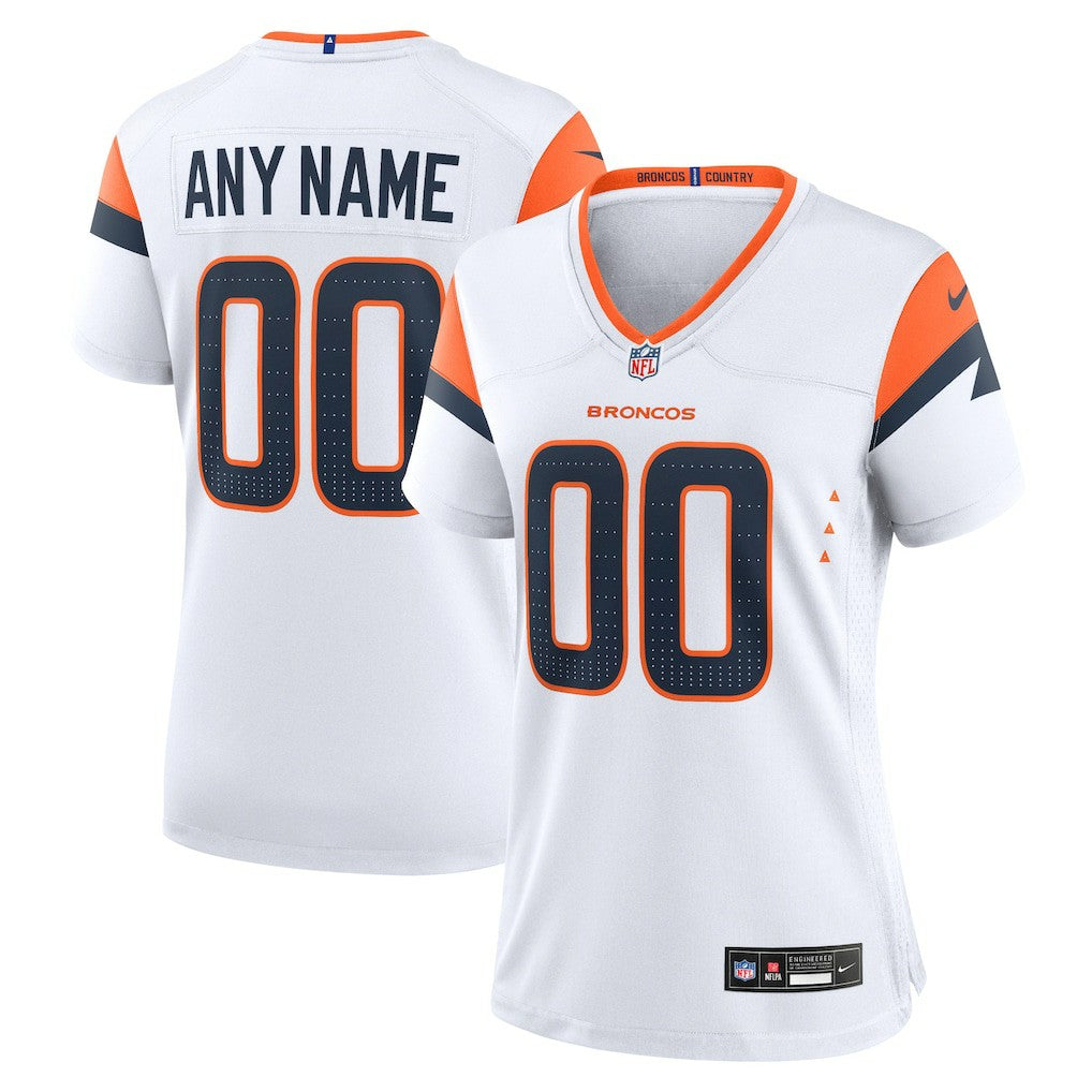 Nike Denver Broncos Women's Mile High Collection Custom Game Jersey White