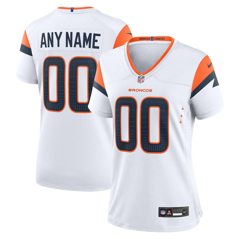 Nike Denver Broncos Women's Mile High Collection Custom Game Jersey White