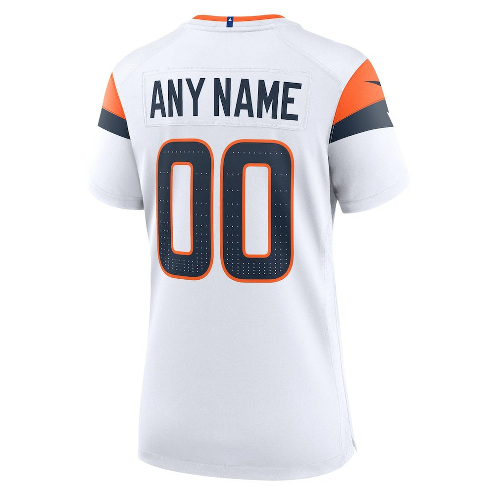 Nike Denver Broncos Women's Mile High Collection Custom Game Jersey White