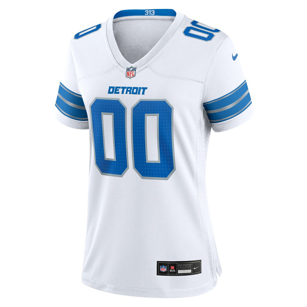 Nike Detroit Lions Women's Custom Game Jersey White