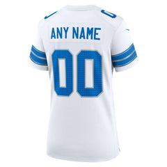 Nike Detroit Lions Women's Custom Game Jersey White