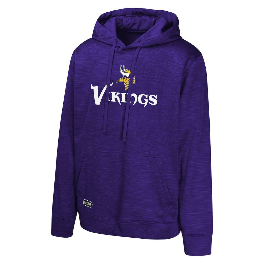 Minnesota Vikings Streak Fleece Pullover Hoodie Purple