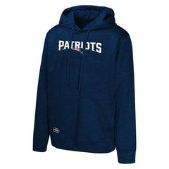 New England Patriots Streak Fleece Pullover Hoodie Navy