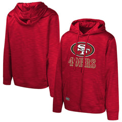 San Francisco 49ers Streak Fleece Pullover Hoodie Scarlet