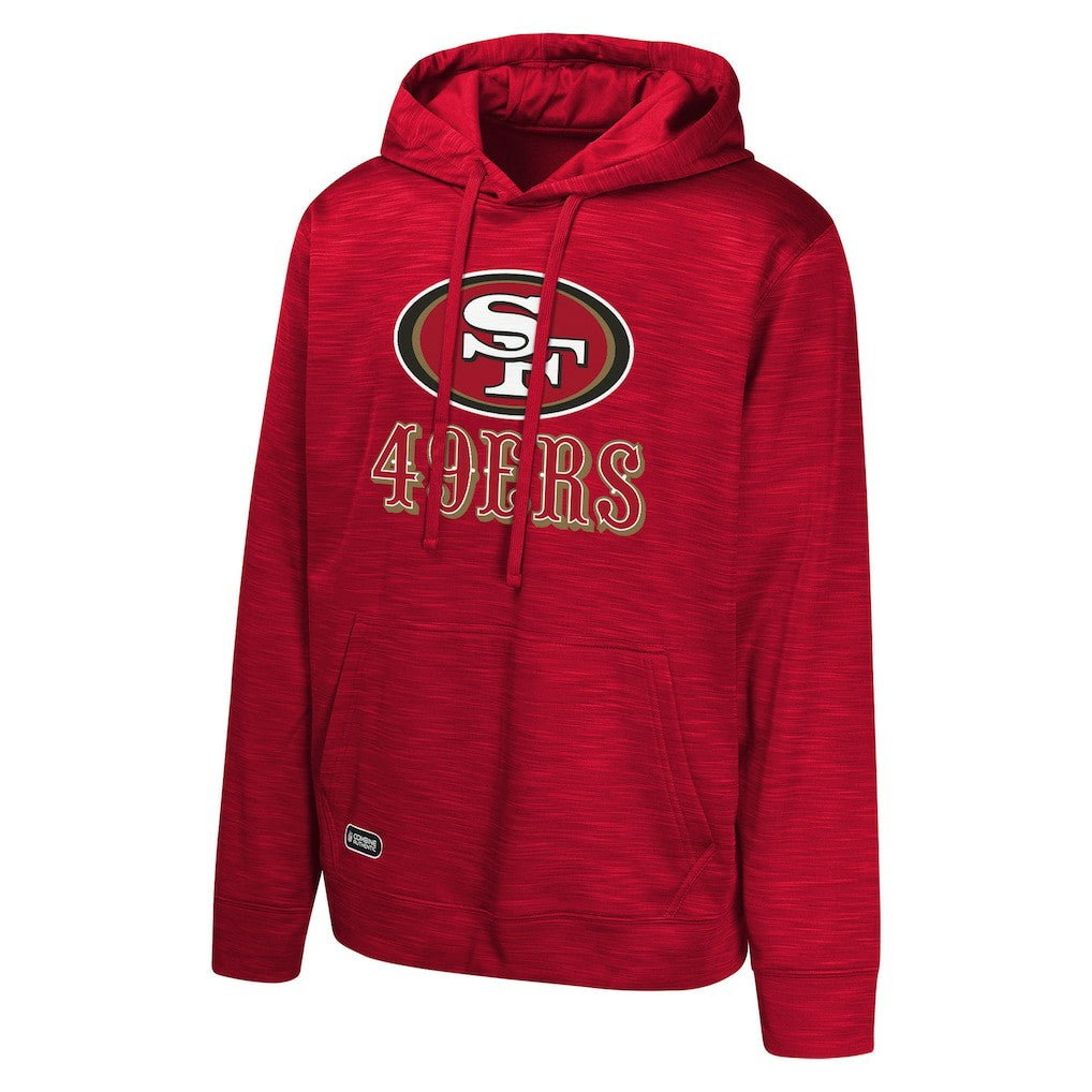 San Francisco 49ers Streak Fleece Pullover Hoodie Scarlet