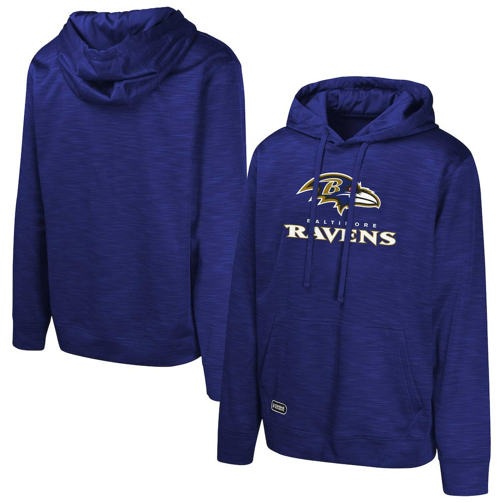 Baltimore Ravens Streak Fleece Pullover Hoodie Purple