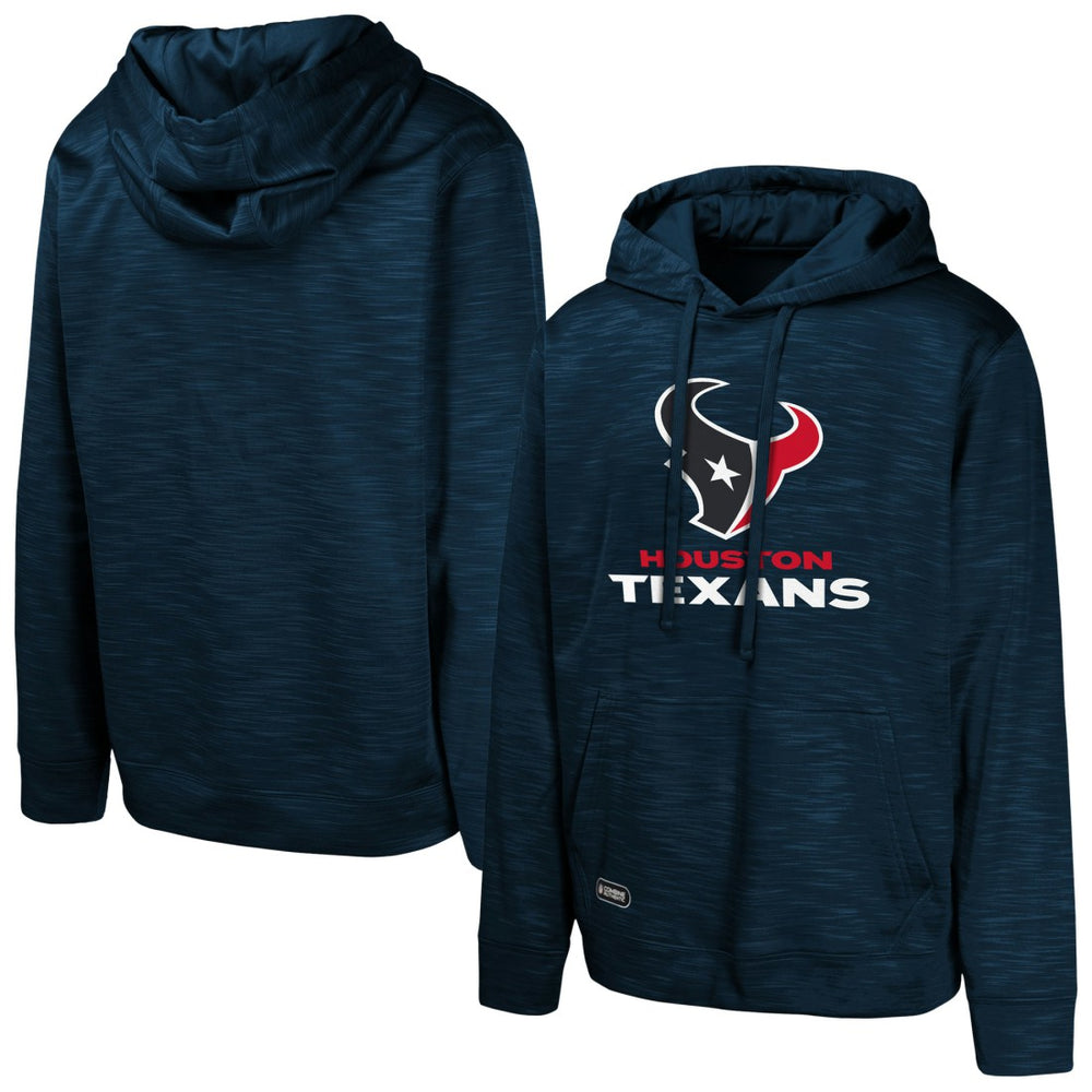 Houston Texans Streak Fleece Pullover Hoodie Navy