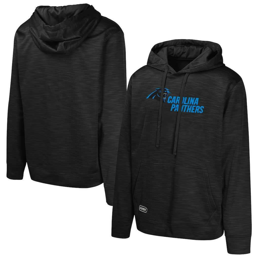 Carolina Panthers Streak Fleece Pullover Hoodie Black