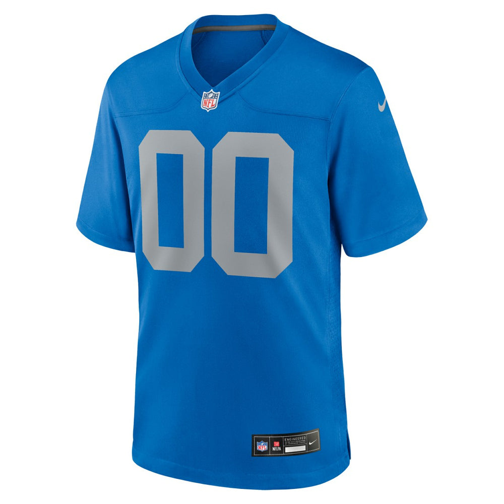 Nike Detroit Lions Alternate Custom Game Jersey Blue
