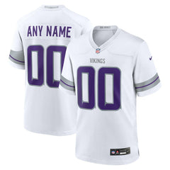 Nike Minnesota Vikings Alternate Custom Game Jersey White