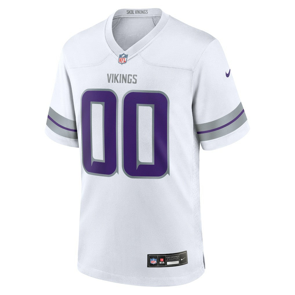 Nike Minnesota Vikings Alternate Custom Game Jersey White