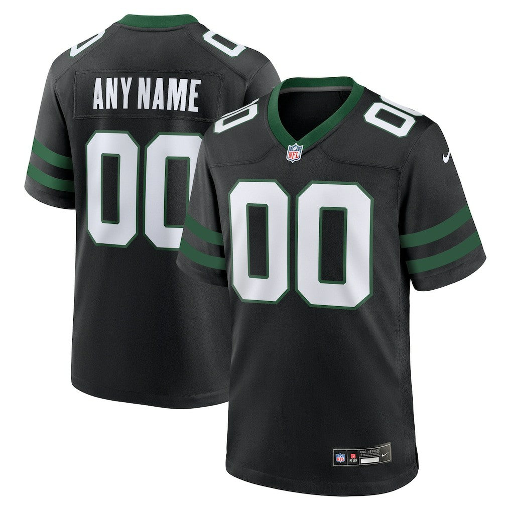Nike New York Jets Alternate Custom Game Jersey Legacy Black