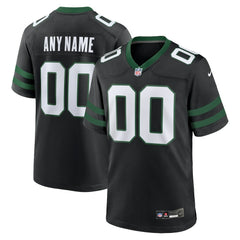 Nike New York Jets Alternate Custom Game Jersey Legacy Black