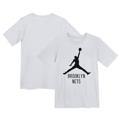 Brooklyn Nets Jordan Brand Preschool Essential Jumpman T-Shirt White
