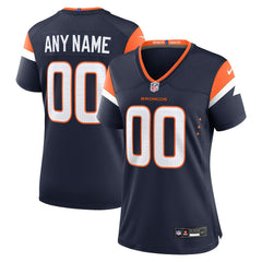 Nike Denver Broncos Women's Alternate Mile High Collection Custom Game Jersey Navy