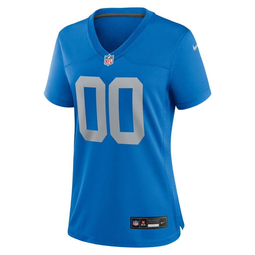 Nike Detroit Lions Women's Alternate Custom Game Jersey Blue