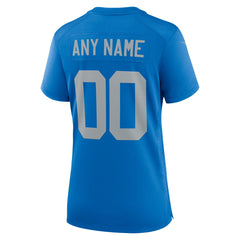 Nike Detroit Lions Women's Alternate Custom Game Jersey Blue