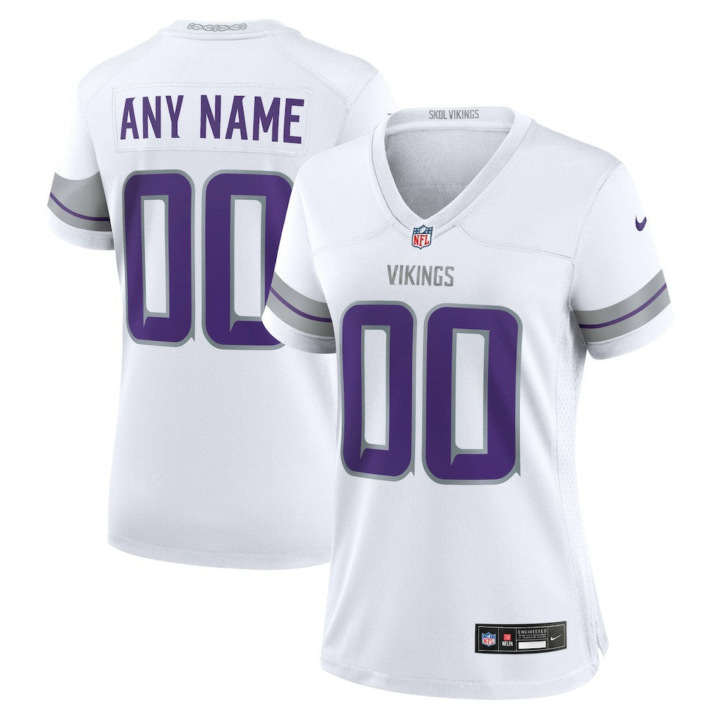 Nike Minnesota Vikings Women's Alternate Custom Game Jersey White