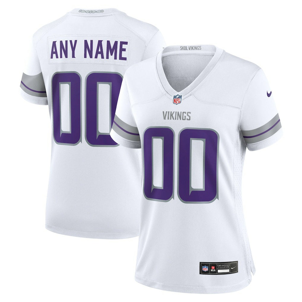 Nike Minnesota Vikings Women's Alternate Custom Game Jersey White