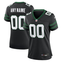 Nike New York Jets Women's Alternate Custom Game Jersey Legacy Black