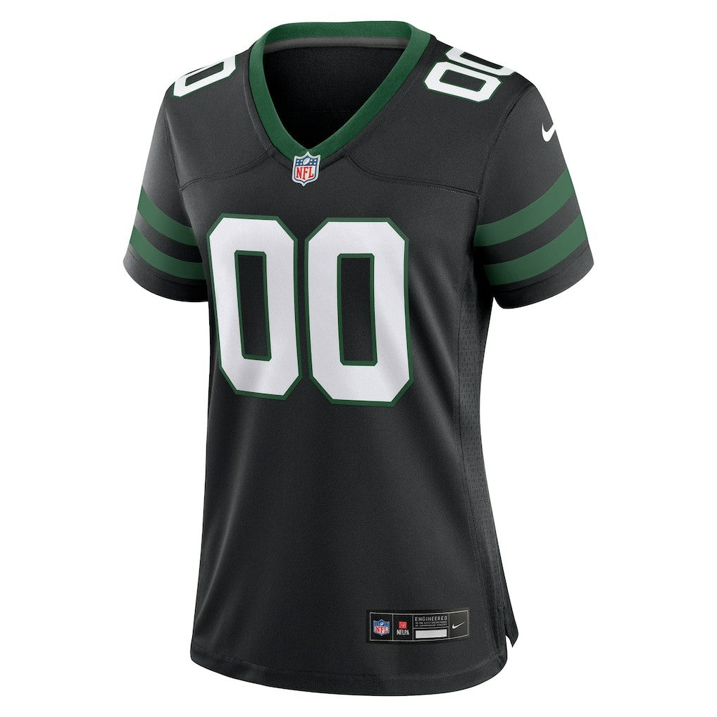 Nike New York Jets Women's Alternate Custom Game Jersey Legacy Black