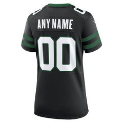 Nike New York Jets Women's Alternate Custom Game Jersey Legacy Black