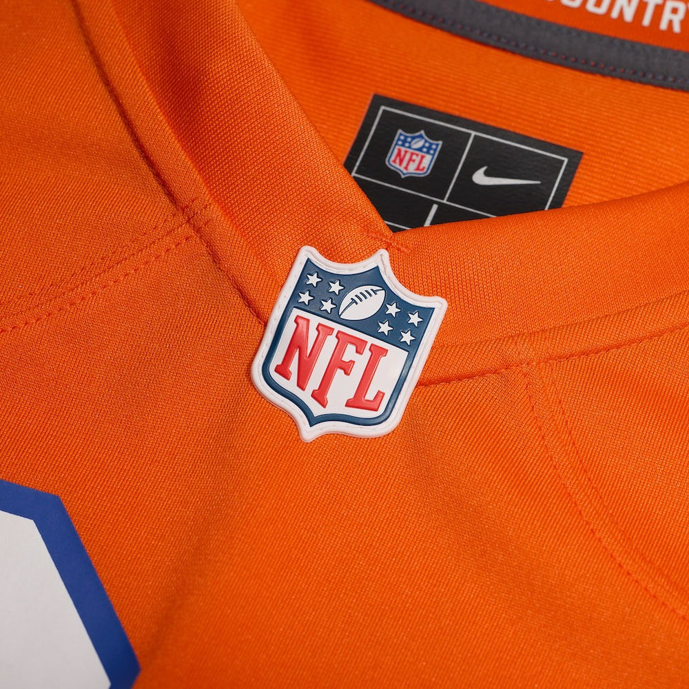 Nike Denver Broncos Mile High Collection 1977 Throwback Custom Game Jersey Orange