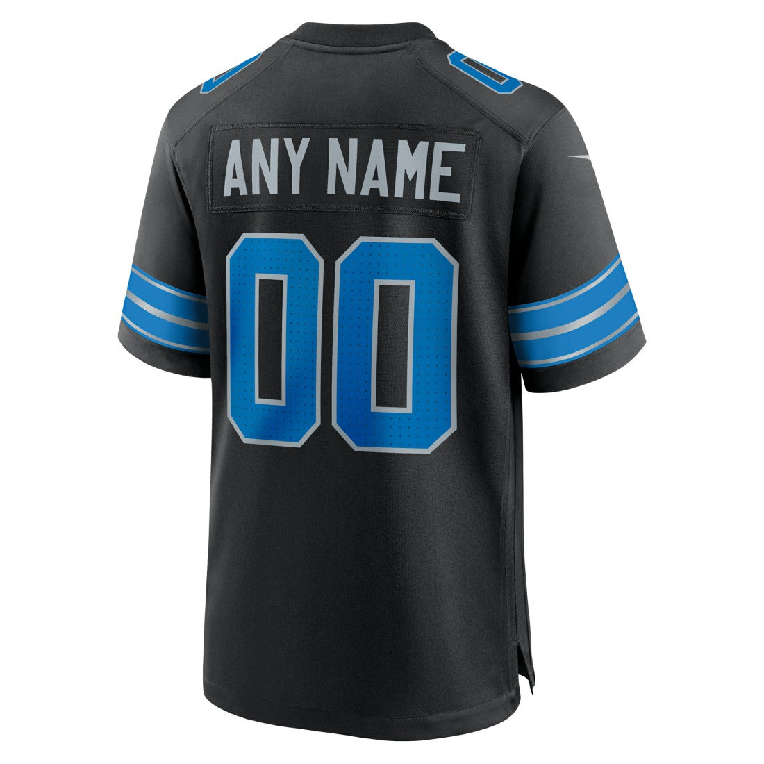 Nike Detroit Lions Alternate Custom Game Jersey Black