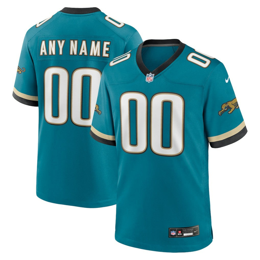 Nike Jacksonville Jaguars Prowler Throwback Custom Game Jersey Teal