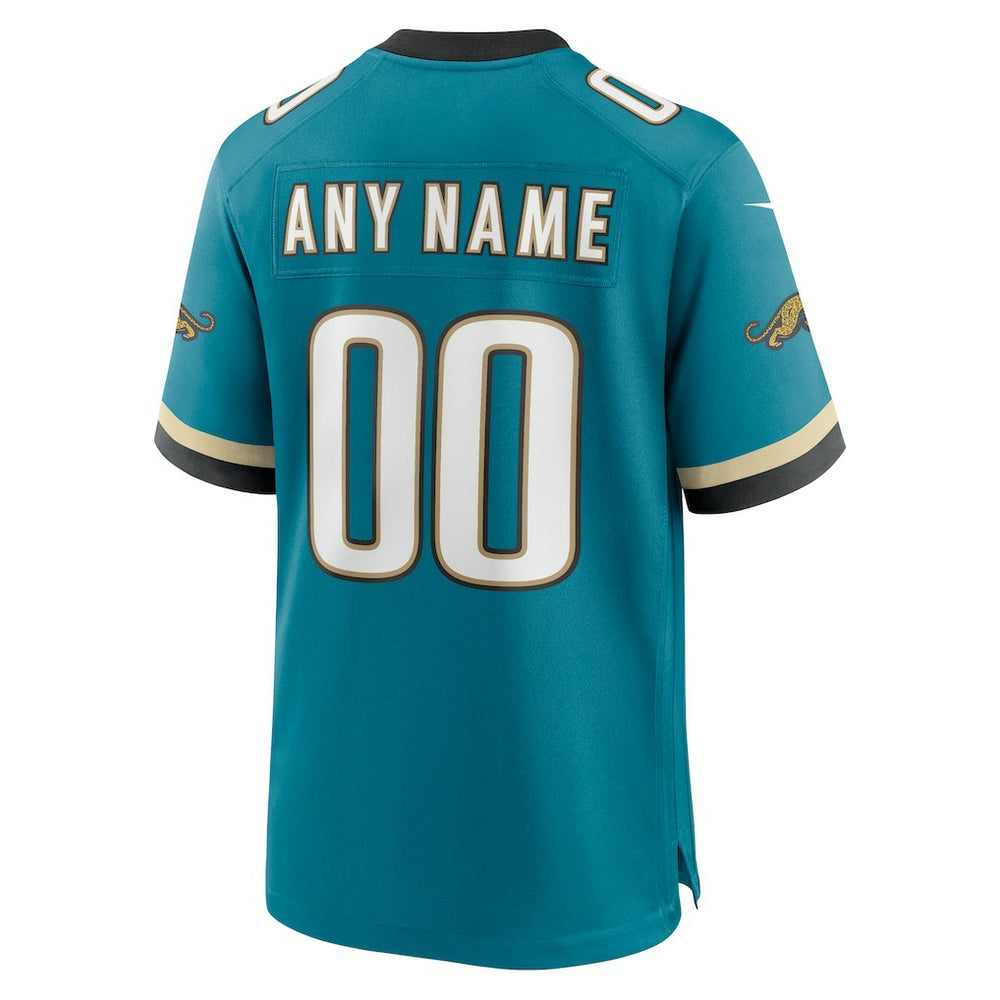 Nike Jacksonville Jaguars Prowler Throwback Custom Game Jersey Teal