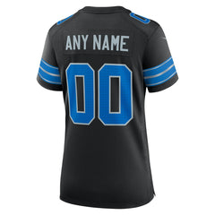 Nike Detroit Lions Women's Alternate Custom Game Jersey Black