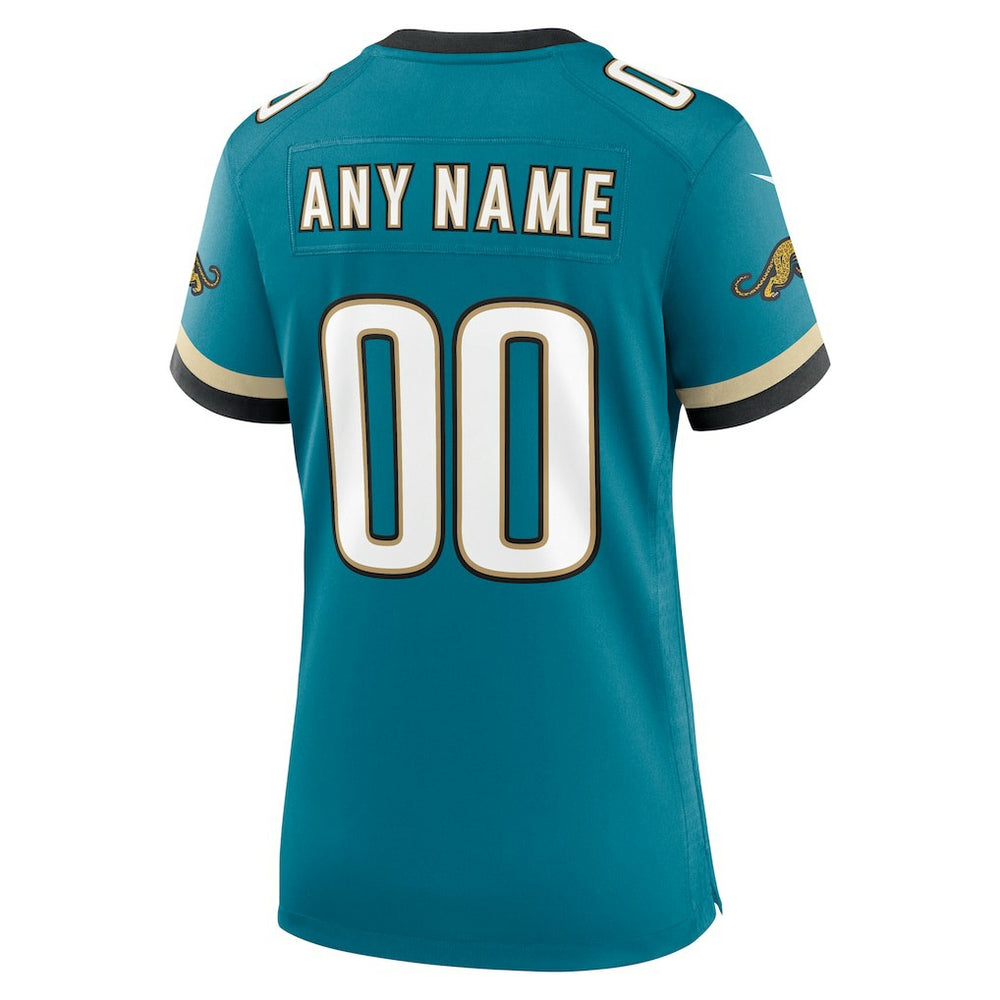 Nike Jacksonville Jaguars Women's Prowler Throwback Custom Game Jersey Teal