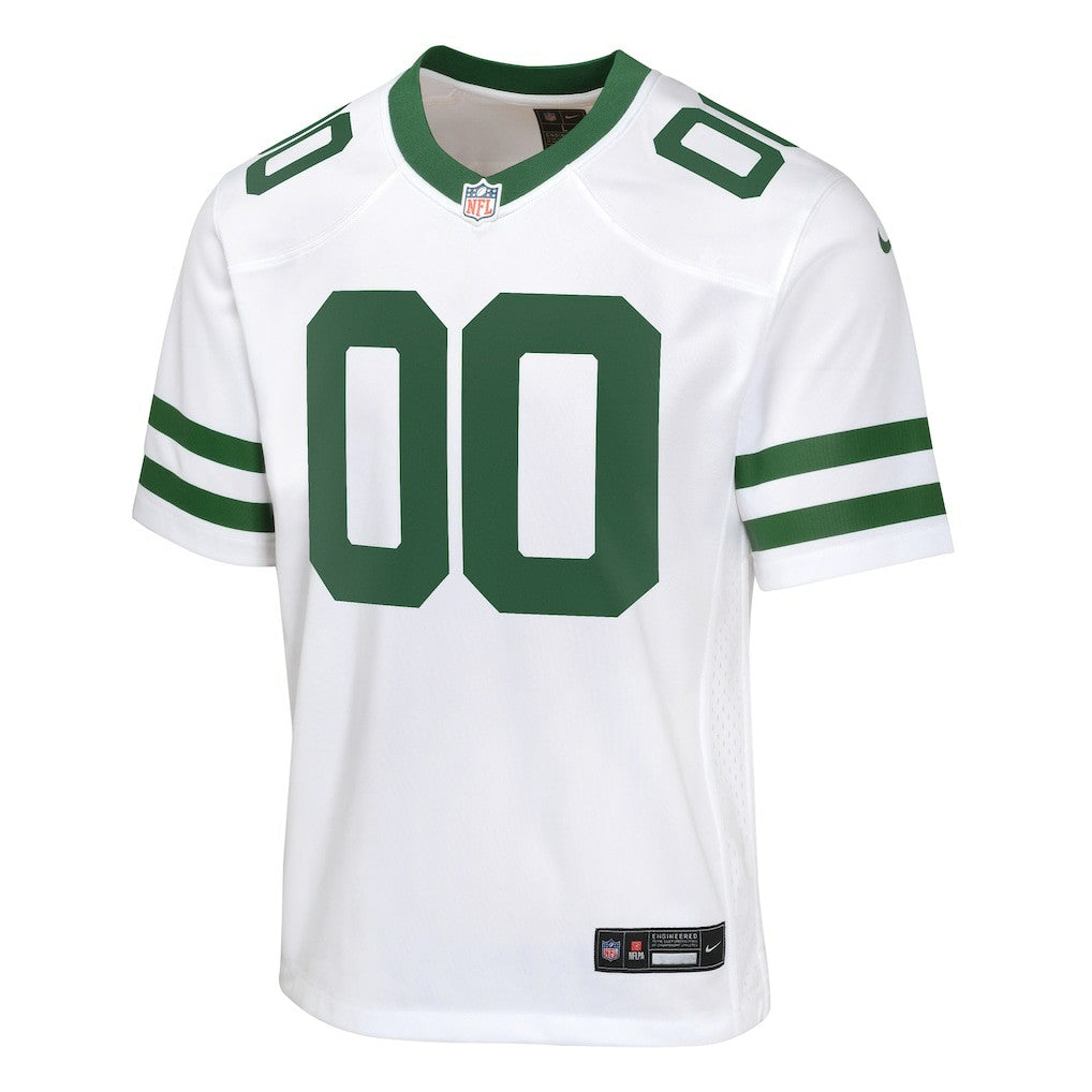 Nike New York Jets Youth Custom Game Jersey Legacy White
