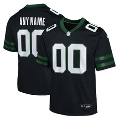 Nike New York Jets Youth Alternate Custom Game Jersey Black