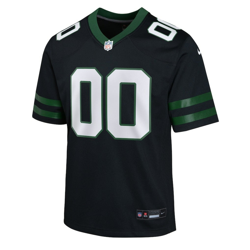 Nike New York Jets Youth Alternate Custom Game Jersey Black